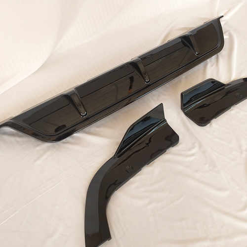 Обвіс накладка заднього бампера Paradigma BMW X5 G05 2018-2025 чорний глянець