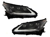 Фари Full LED 3 лінзи Lexus LX 570 2008-2015 для авто перевдягнутих у рестайлінг 2016+