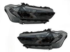 Фары Full LED Shadow line LCI 2023+ взамен дорестайлинговых BMW X5 G05 X6 G06 2018-2022 2шт. с заменой бампера на 2023+