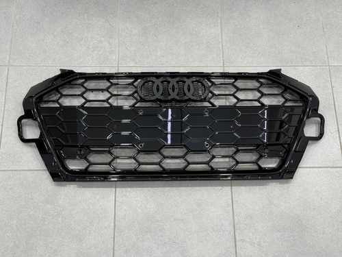 Решітка радіатора S-Line для Audi A4 B9 2020-2023, колір чорний