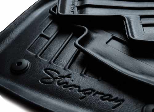 Килимок в багажник Toyota Rav 4 2013-2018 (полноразмена запаска), Stingray 3D