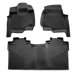 Килимки Stingray 3D (Crew cab, 3 шт) для Ford F-150 2014- рр