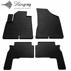 Гумові килимки в салон Hyundai Santa Fe 2 2006-2010, Stingray