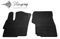 Передні гумові килимки Mitsubishi Lancer X 07+, Stingray