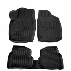 Килимки в салон Volkswagen Polo седан 2010-2017, Stingray 3D