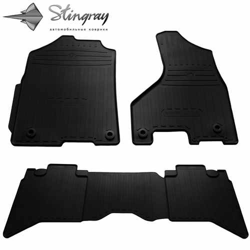 Гумові килимки в салон Dodge RAM CrewCab, Stingray