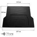 Універсальний коврик багажника L 137x109cm (Stingray, гума)