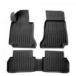 Килимки в салон Mercedes C-сlass W205 2014-2021, Stingray 3D