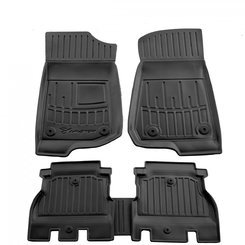 Килимки в салон Jeep Wrangler 2018+ 5 дверей, Stingray 3D