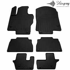 Гумові килимки в салон Mercedes GLS X167 6шт, Stingray