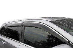 Вітровики з хром молдингом (Niken, 4 шт) для Nissan Qashqai 2014-2021рр.