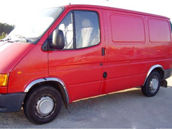 Накладки на арки (4 шт, нерж) для Ford Transit 1991-2000 гг.