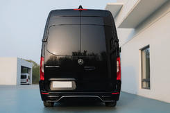 Задній бампер AMG (для cередньої бази, ABS) для Mercedes Sprinter W907/W910 2018- рр