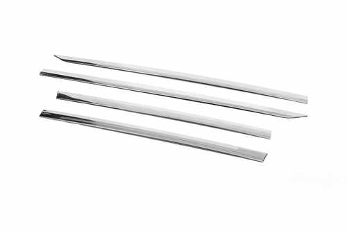Молдинг дверний Carmos (4 шт, нерж) для Volkswagen Tiguan 2016-2023 рр