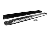 Бокові пороги OEM V1 (2 шт, алюміній) для Mitsubishi Outlander 2012-2021 рр