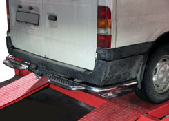 Задні захист підніжка AK-Special (нерж.) для Ford Transit 2000-2014 рр.