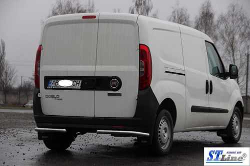 Задні куточки AK003 (нерж.) для Fiat Doblo II 2010-2022 рр