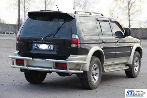 Задній захист AK-Special (нерж) для Mitsubishi Pajero Sport 1996-2007