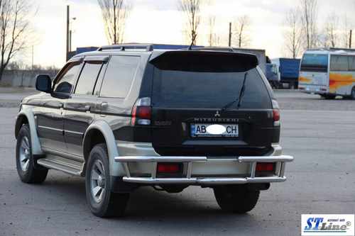 Задній захист AK-Special (нерж) для Mitsubishi Pajero Sport 1996-2007