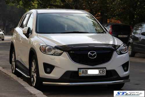 Передній захист ST008 (нерж) для Mazda CX-3 2015+ 