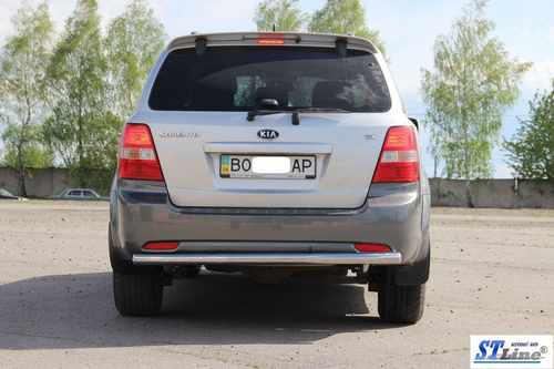Задня дуга AK002 (нерж.) для Kia Sorento 2002-2009 рр