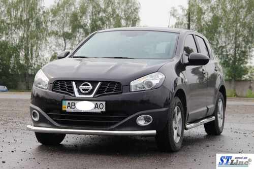 Передній вус ST008 (нерж) 60 мм для Nissan Qashqai 2010-2014