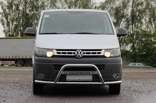 Кенгурятник WT007ST (нерж) для Volkswagen T5 2010-2015 