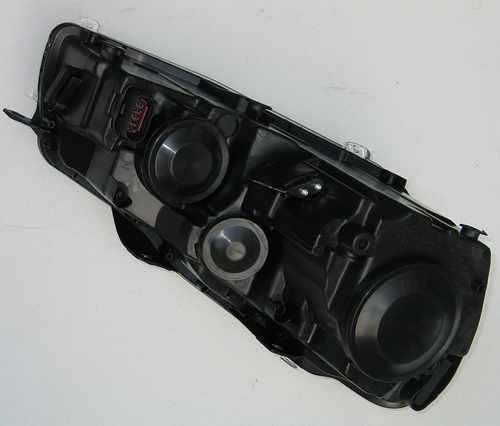 Передні фари чорні 2 лінзи V1 для Volkswagen Golf 6 2009-2012