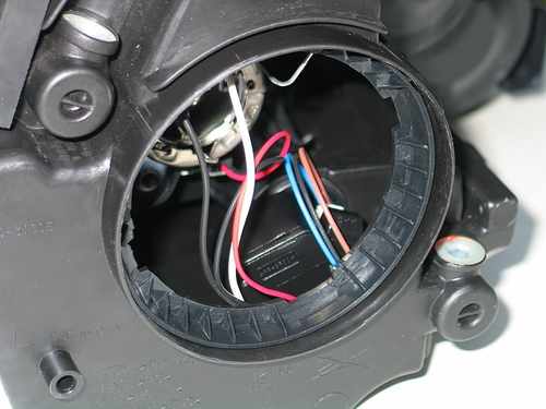 Передні фари чорні 2 лінзи V1 для Volkswagen Golf 6 2009-2012
