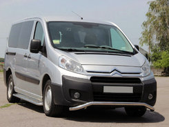 Передній захист ST007 (нерж.) 51 мм для Citroen Jumpy 2007-2017 років