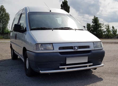 Передній захист ST016 (нерж) 51/42 мм для Citroen Jumpy 1996-2007 років