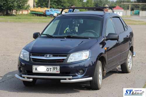 Передній захист ST009-2 для Lada Granta