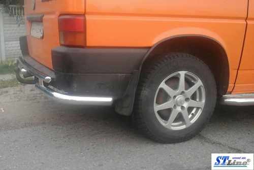Задня дуга AK003-2 (нерж) для Volkswagen T4 Caravelle/Multivan