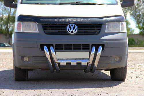 Кенгурятник ST006-15 ніздрі (нерж) для Volkswagen T5 Transporter 2003-2010 рр