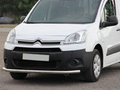 Передній захист ST008 (нерж.) 51 мм для Citroen Berlingo 2008-2018 
