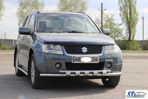 Передній вус ST015 (нерж) для Suzuki Grand Vitara 2005-2017 
