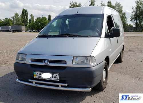Передній захист ST016 (нерж) 51/42 мм для Citroen Jumpy 1996-2007 років