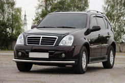 Передній захист ST008 (нерж) для SsangYong Rexton I 2001-2017 