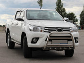 Передній захист WT010 (нерж) для Toyota Hilux 2015+ рр