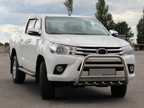 Передній захист WT010 (нерж) для Toyota Hilux 2015+ рр