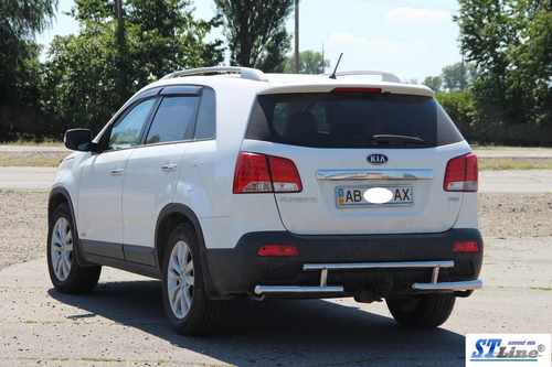 Задня дуга AK002-2 (нерж.) для Kia Sorento XM 2009-2014рр
