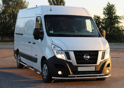 Передній захист ST016 (нерж.) для Renault Master 2011+ рр