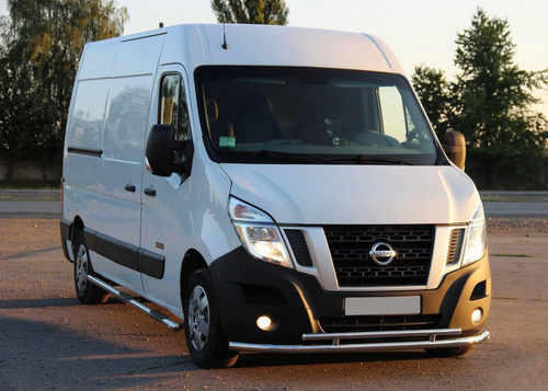 Передній захист ST016 (нерж.) для Renault Master 2011+ рр