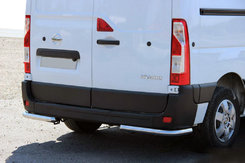 Задні куточки AK003 (2 шт., нерж) для Opel Movano 2010-2021 рр