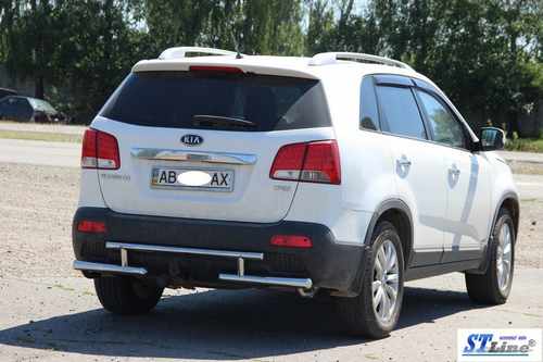 Задня дуга AK002-2 (нерж.) для Kia Sorento XM 2009-2014рр