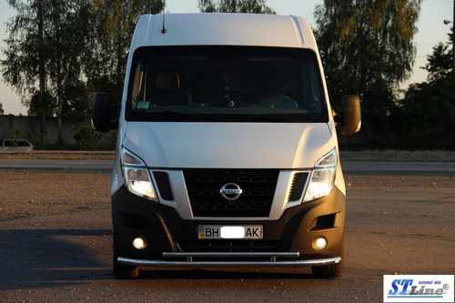 Передній захист ST016 (нерж.) для Renault Master 2011+ рр