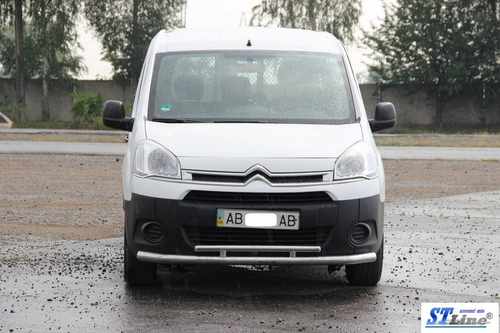 Передній захист ST016 (нерж.) 51/42 мм для Citroen Berlingo 2008-2018 рр