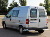 Задні подвійні куточки AK003-подвійний (нерж) для Citroen Jumpy 1996-2007 років