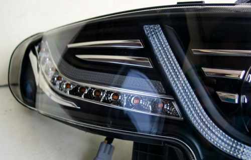 Передні фари чорні стиль Evoque restyling для FJ Cruiser