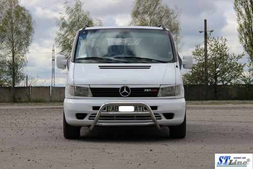 Кенгурятник WT022 (нерж.) для Mercedes Vito W638 1996-2003 років